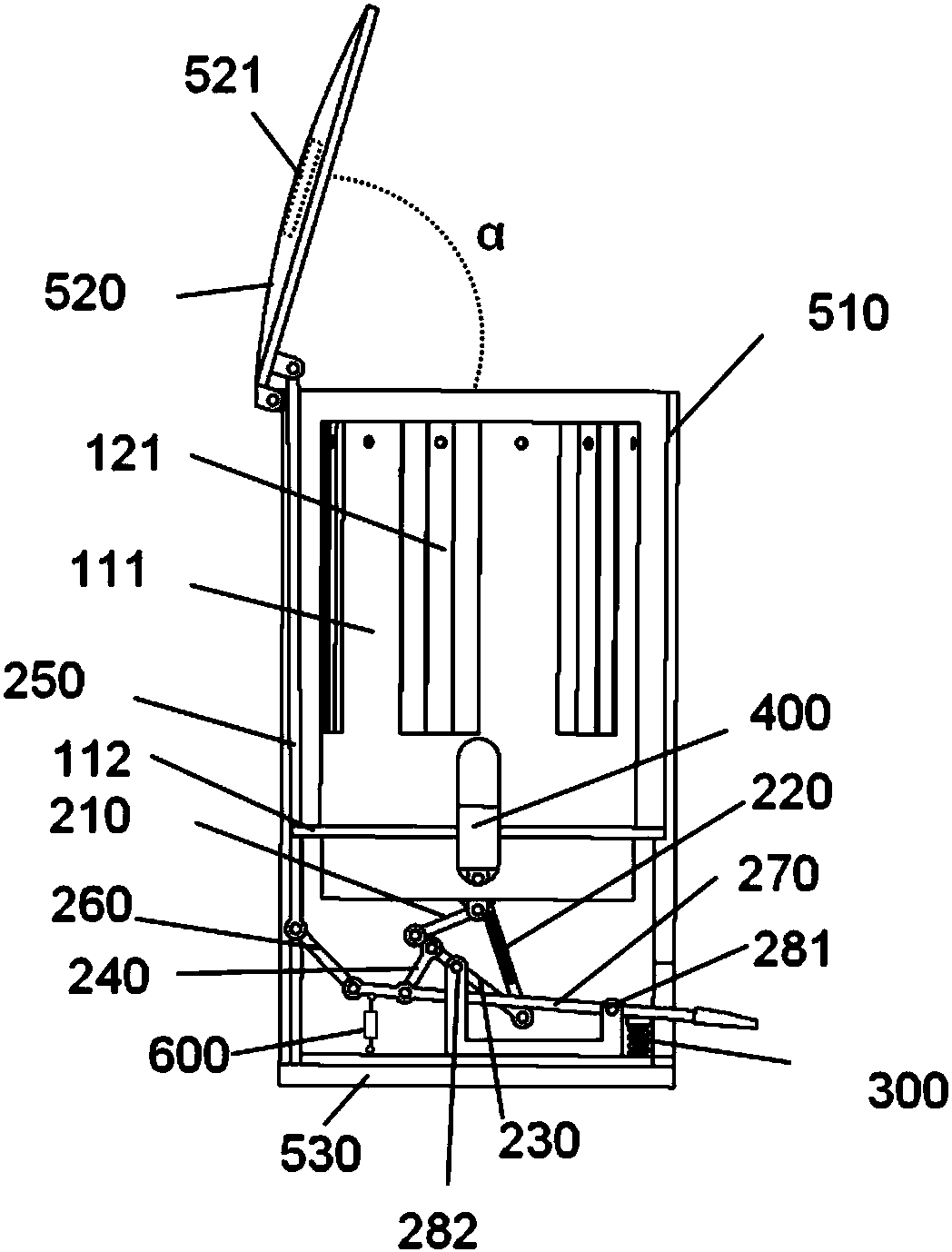 Garbage compression module