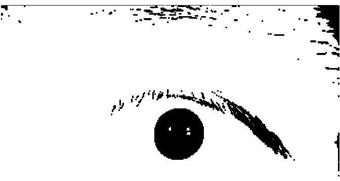 Method for locating boundaries of non-ideal iris image