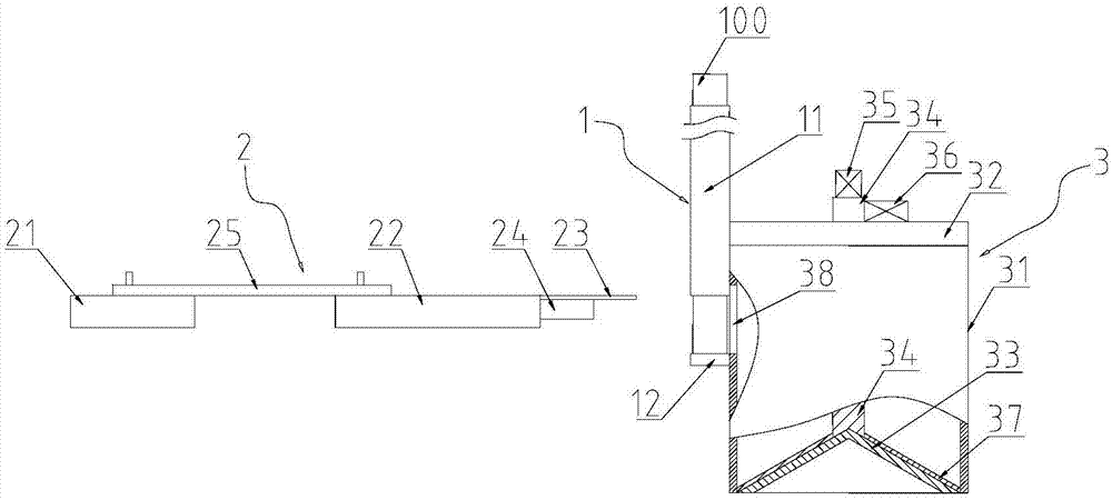 Automatic charge bar charging equipment capable of avoiding material adhesion