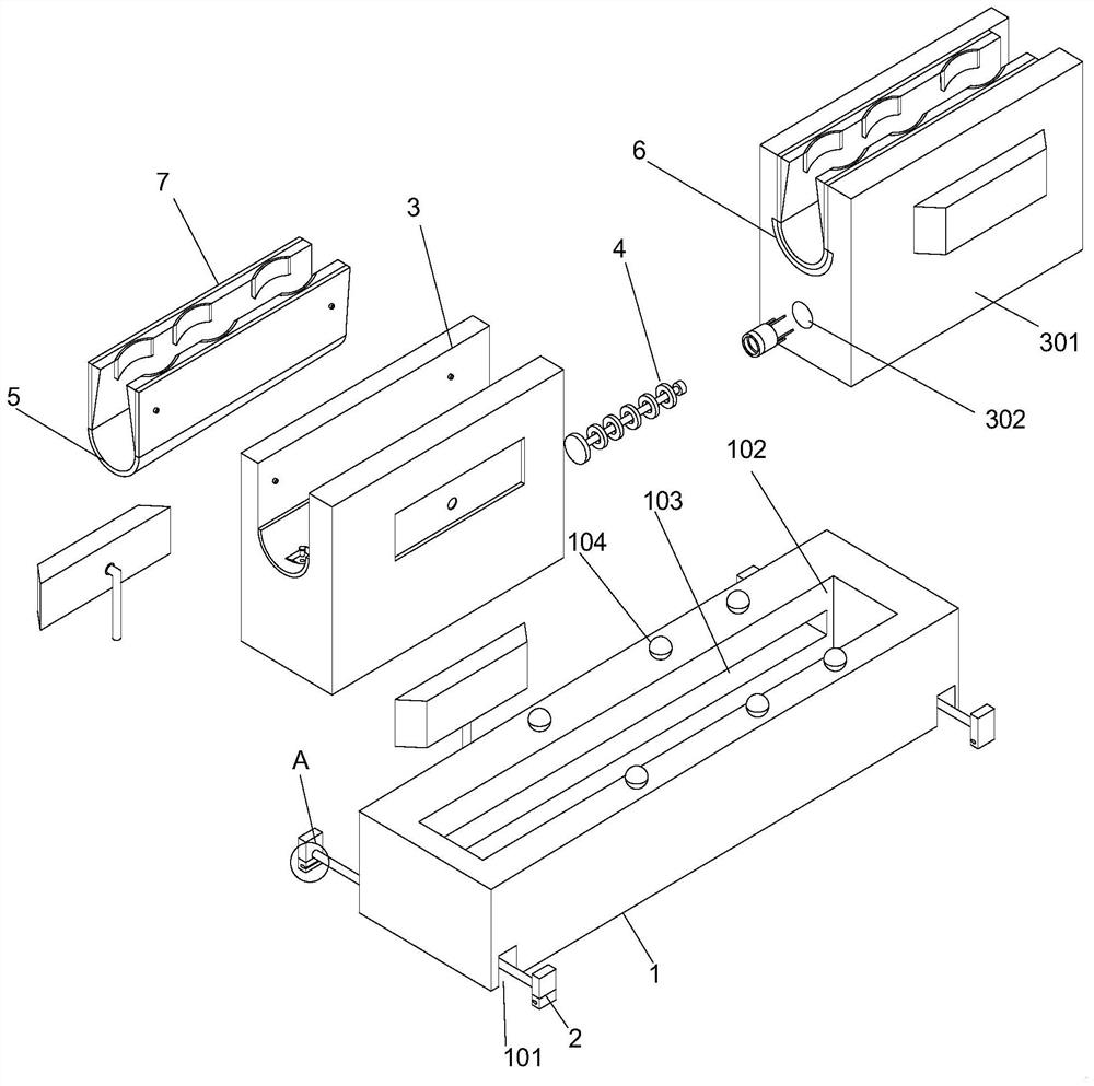 Treatment mechanism for cleaning test tube for chemical experiment