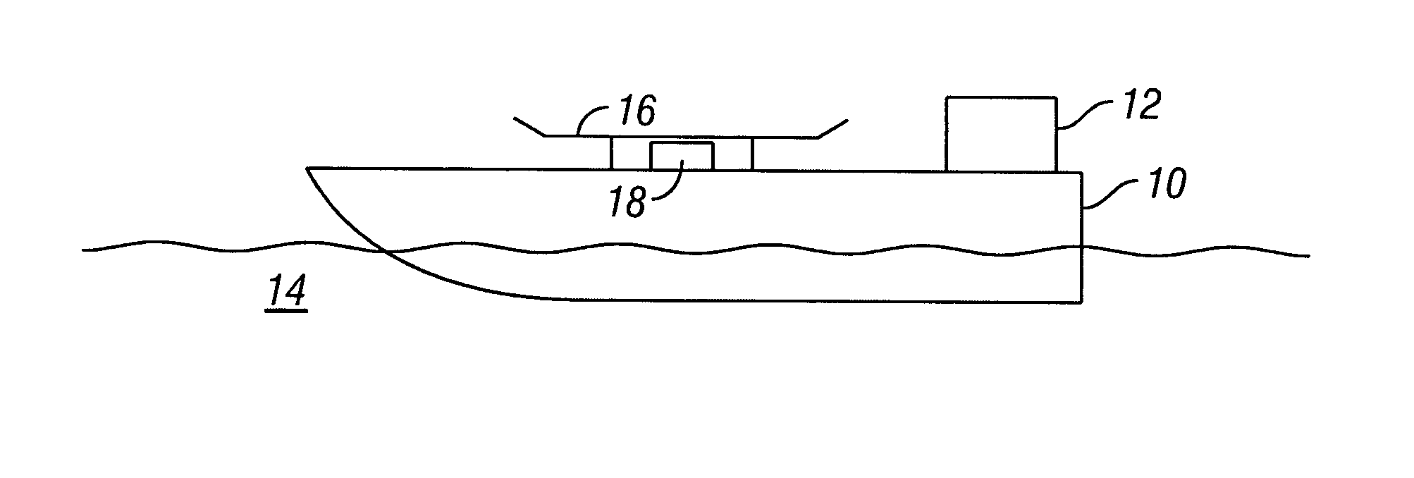 Helicopter landing platform having motion stabilizer for compensating ship roll and/or pitch