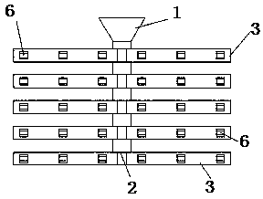 Casting device and method for precoated sand stacking type product