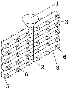 Casting device and method for precoated sand stacking type product