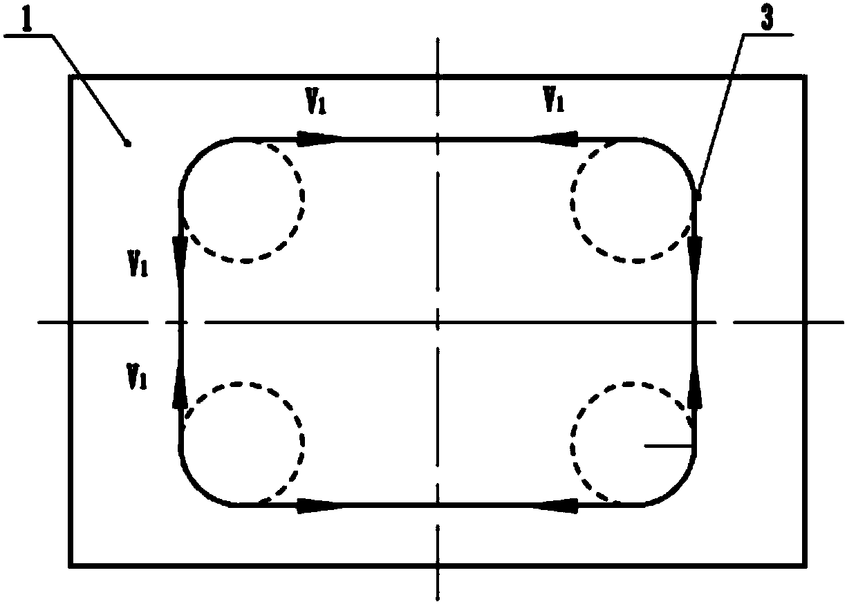 Ultrasonic cutting method for honeycomb core settling tank structure