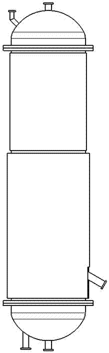 An inner loop reactor for water detritiation and its realization method