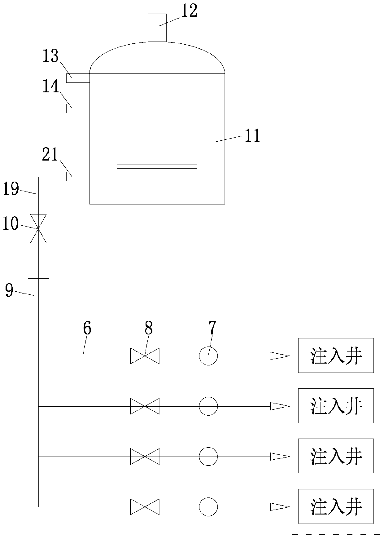 In-situ oxidation circulation extraction remediation system and remediation method for organic contaminated underground water