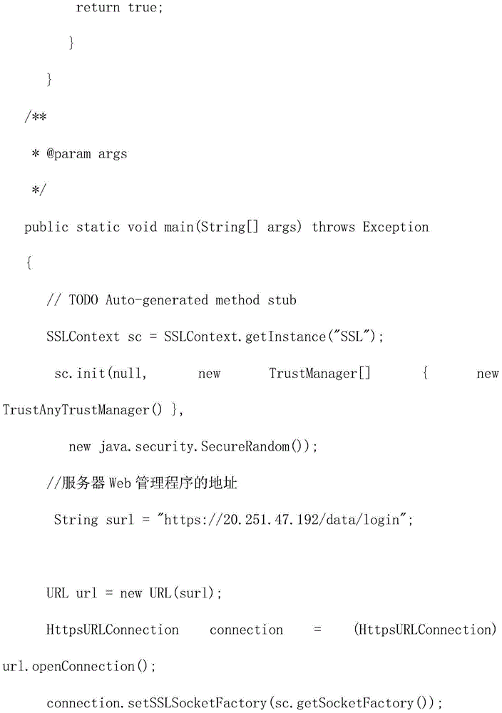 Server access method for application IPMI protocol