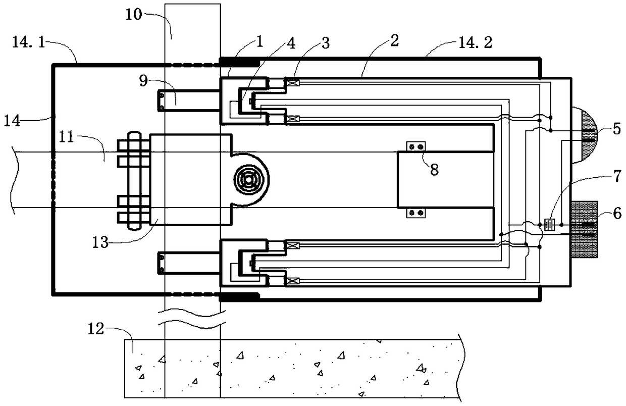 Scaffold fastener slipping alarm device and installation method thereof