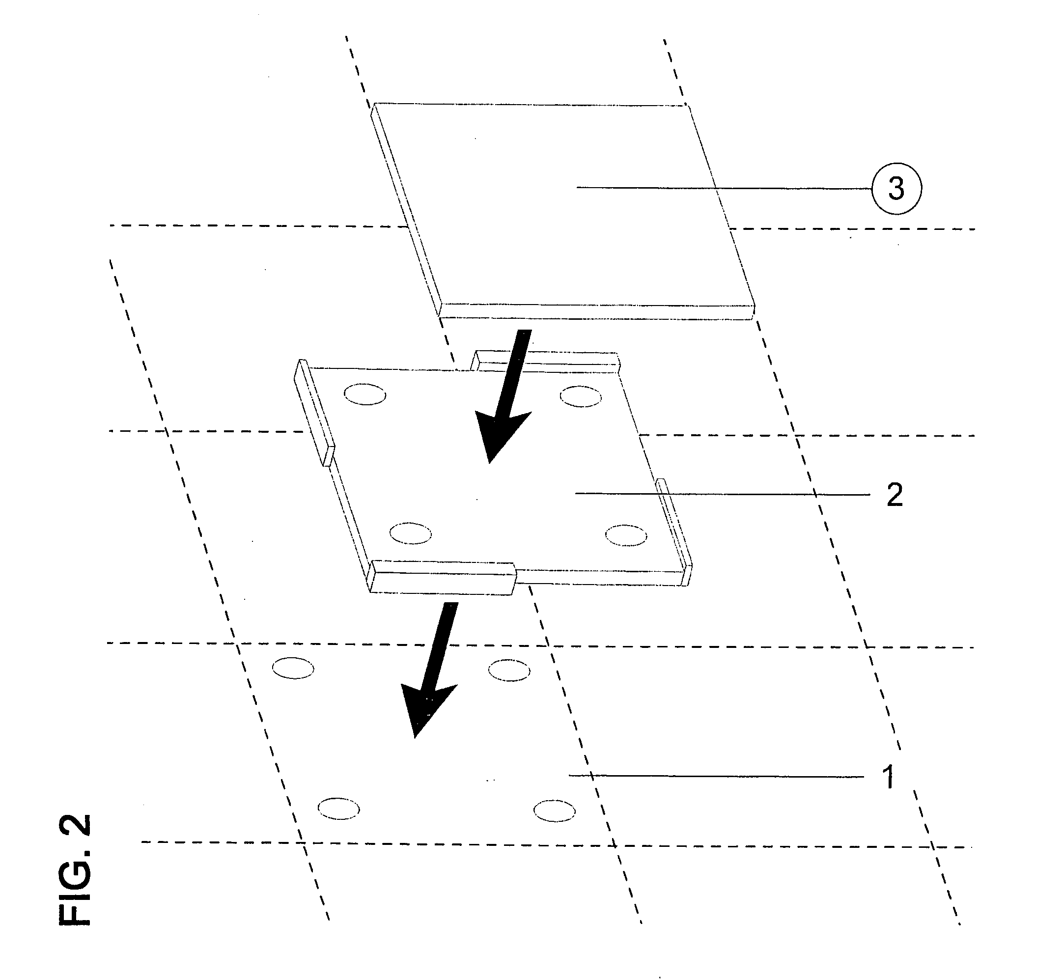 System for laying and substituting facing overlays, a method for laying and removing facing overlays, and a flexible support means