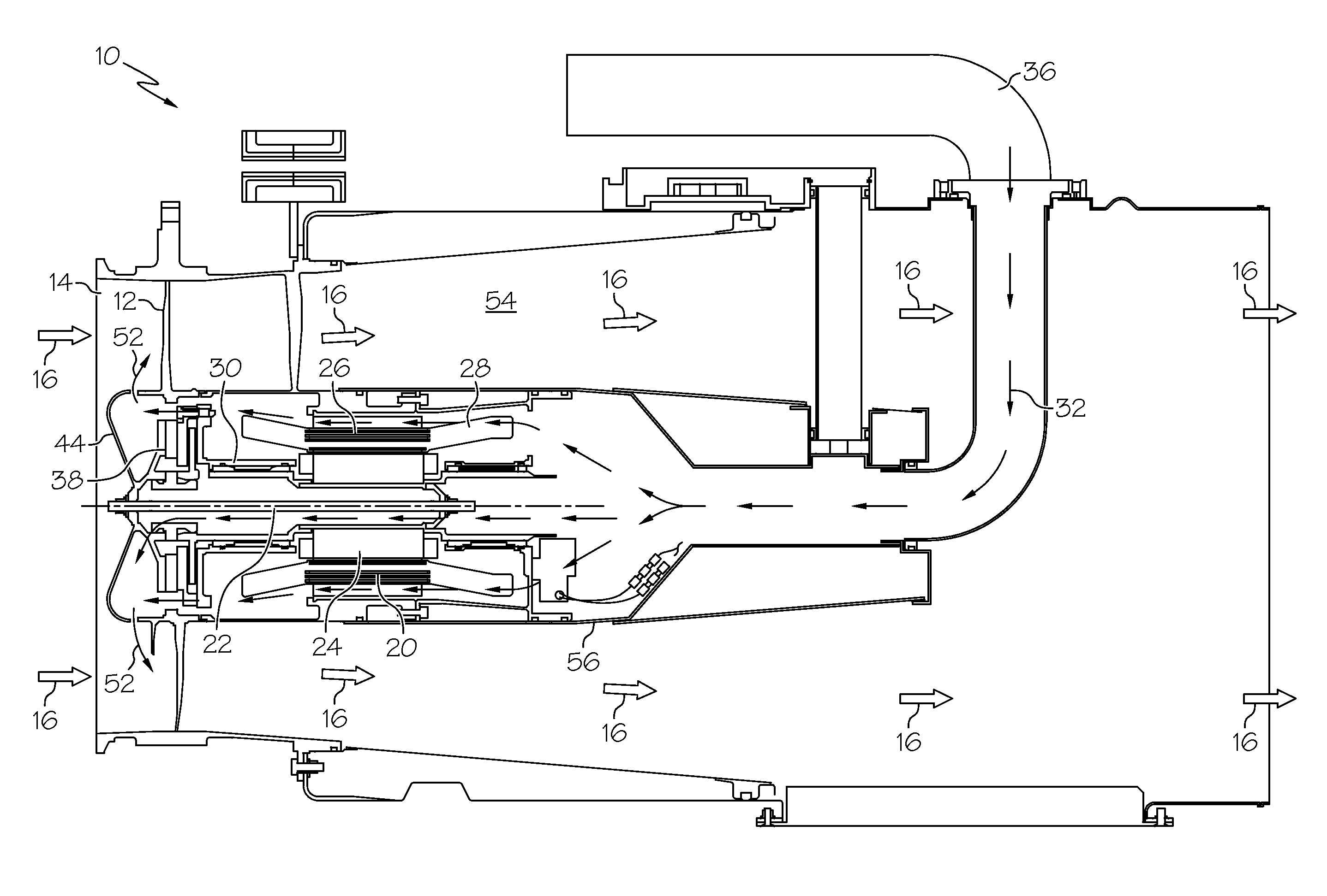 Ram air fan motor cooling