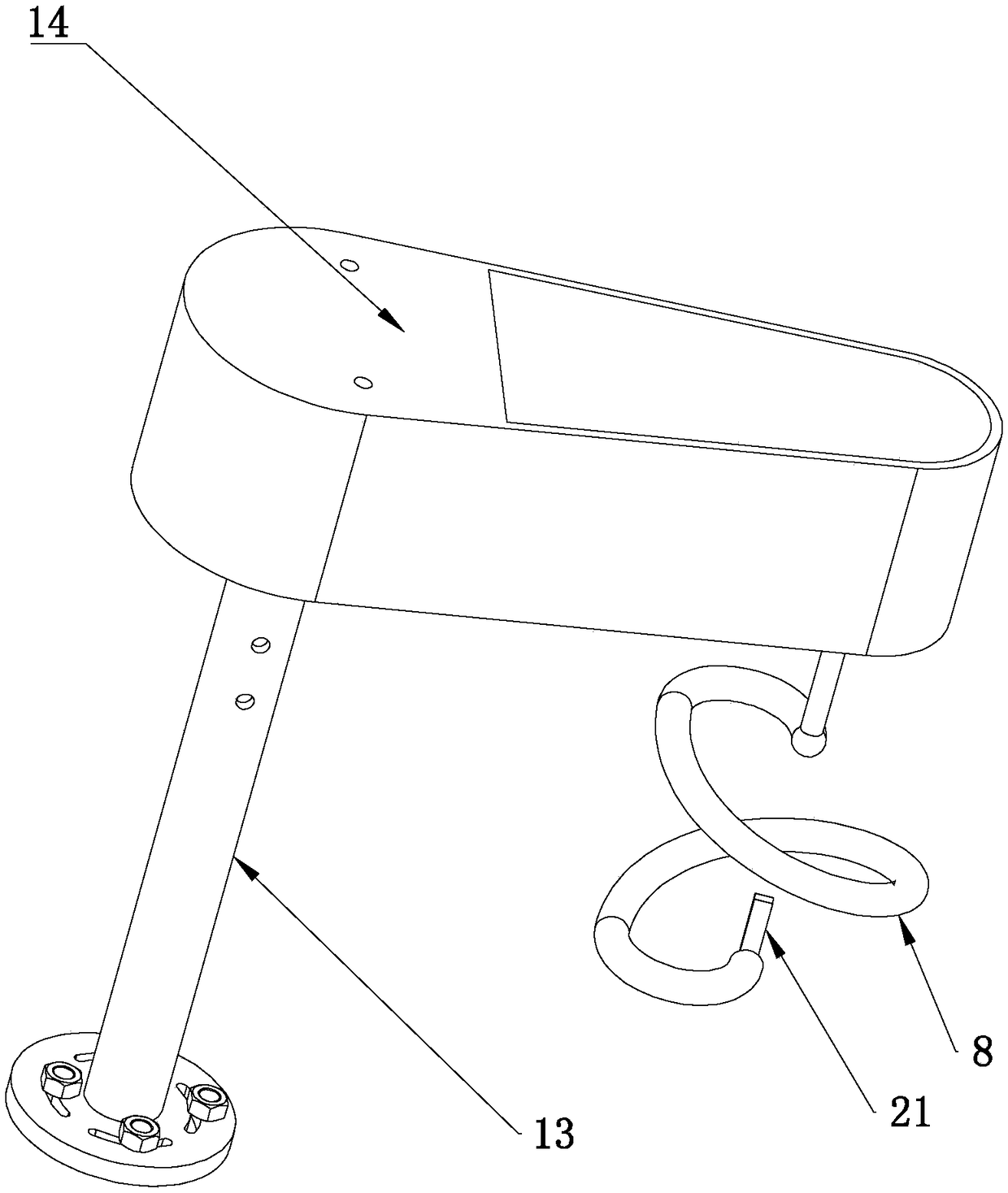 Integrated punching-type automatic dough kneading bowl