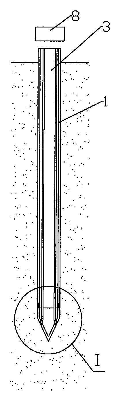 Forming method of pressing-resistant plucking-resistant pile base