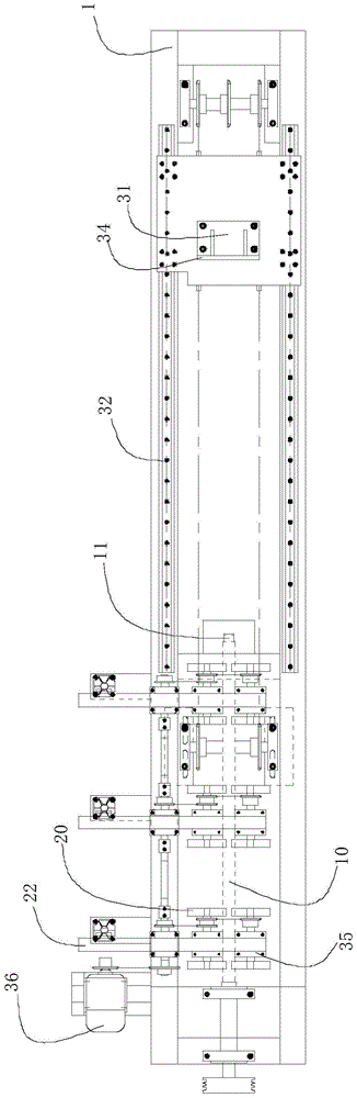 Inner section removal machine for bamboo