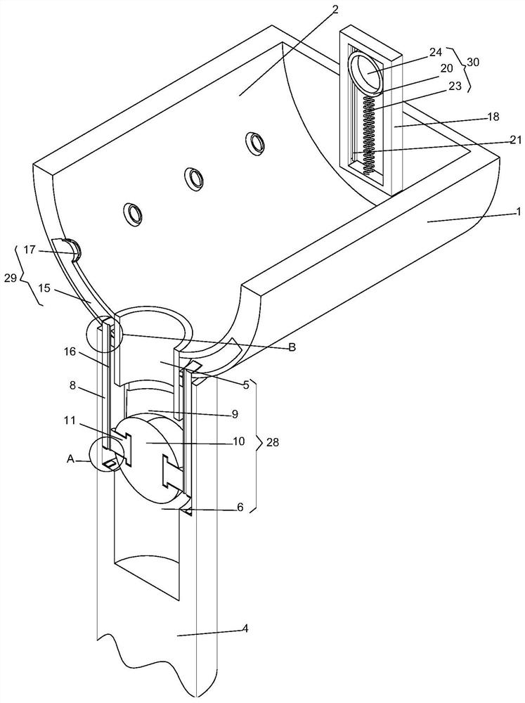 Paint brush for building construction and capable of preventing paint from dripping