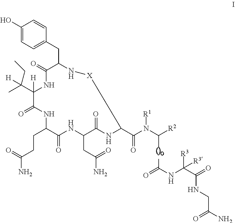 Peptides as oxytocin agonists