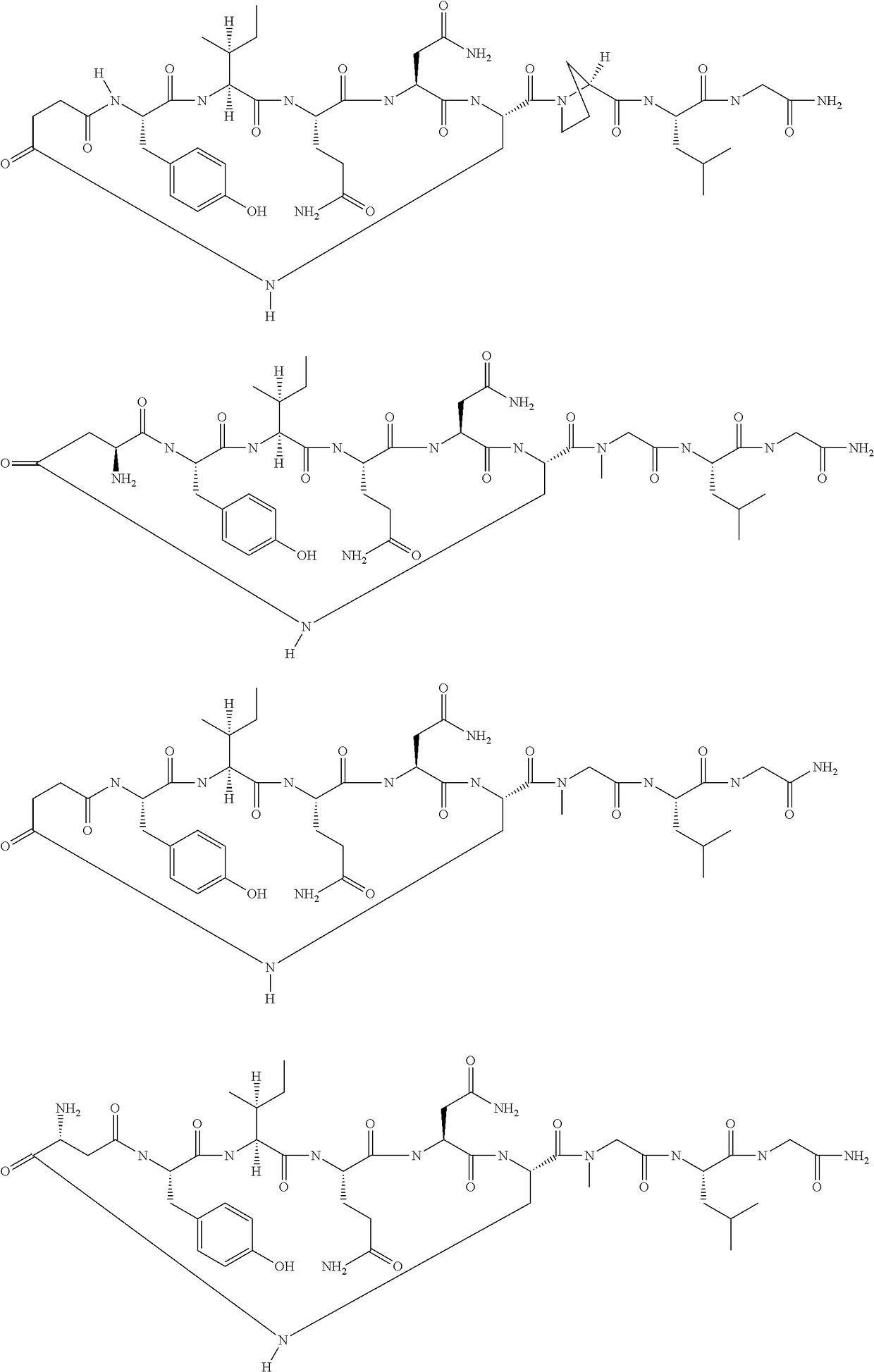 Peptides as oxytocin agonists