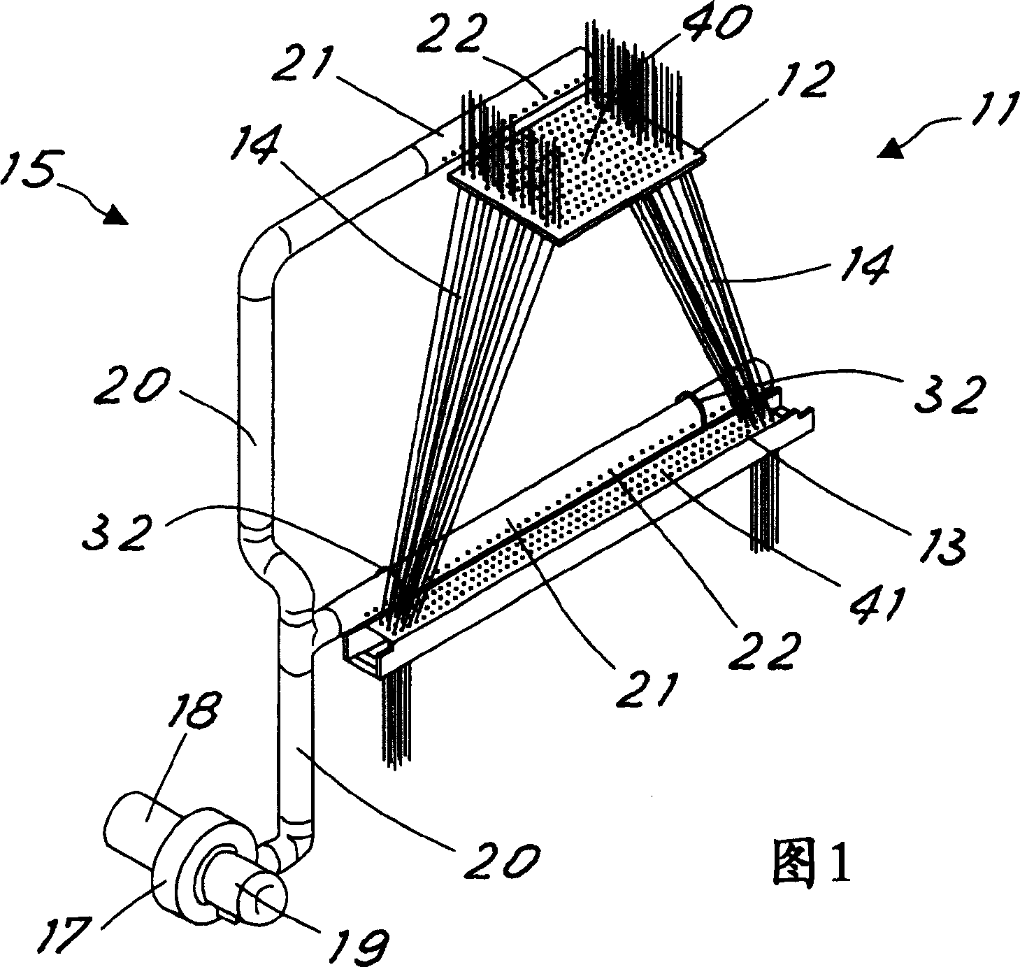 Loom with cooling system