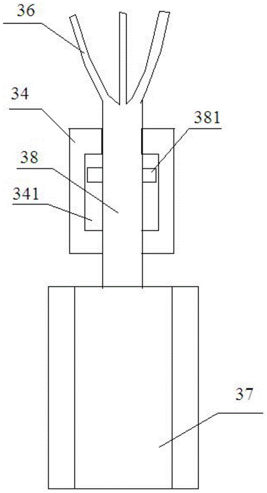 Motor rotor intelligent deflection test system