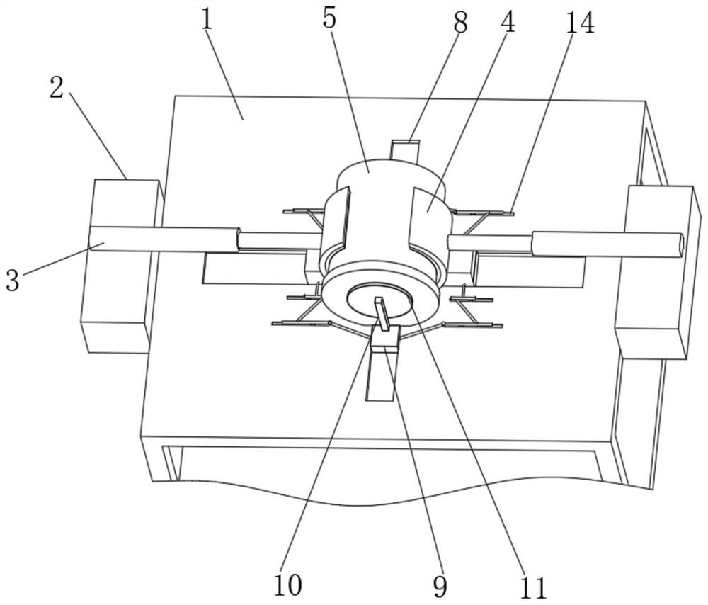 Clamping device for linear motor machining