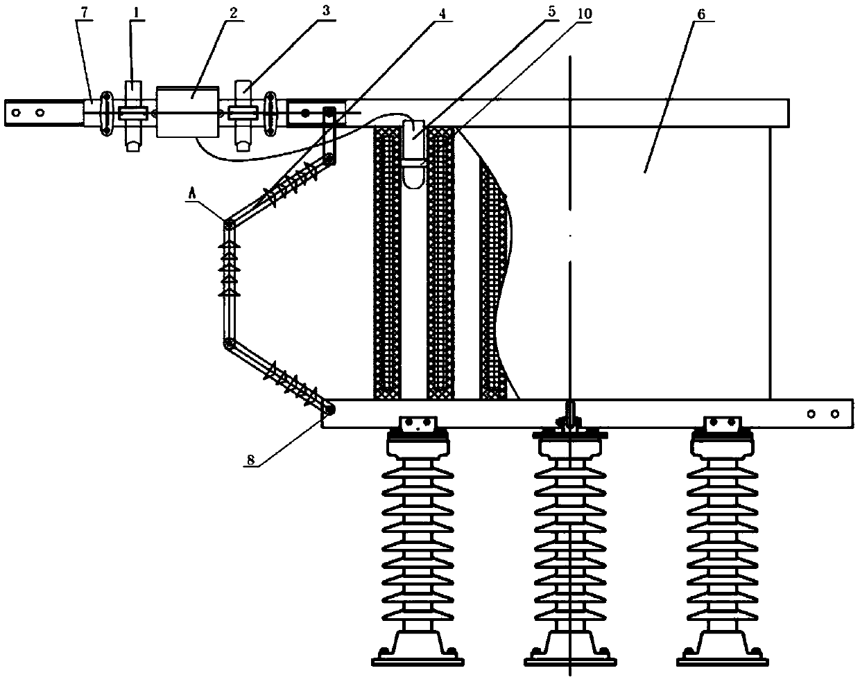 Online intelligent monitoring system of power high-voltage dry-type air-core reactor