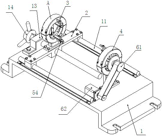 Clamping tooling for bar or tube indexing hole processing