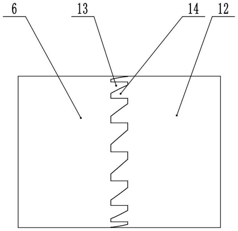 Detection device for residual thickness of brake pad