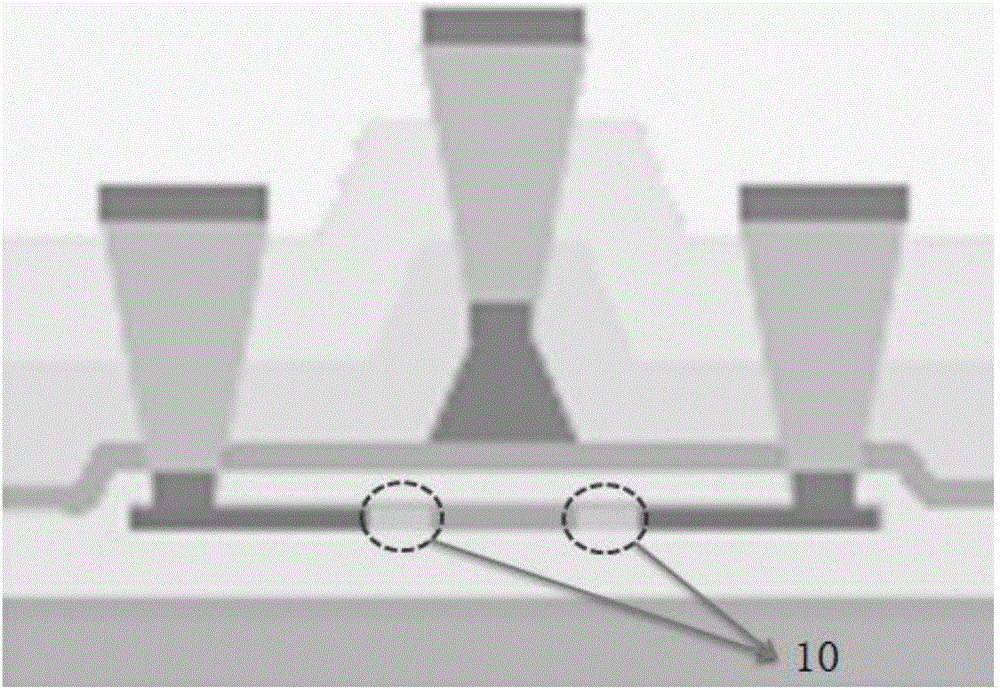 Preparation method of drain electrode lightly-offset structure