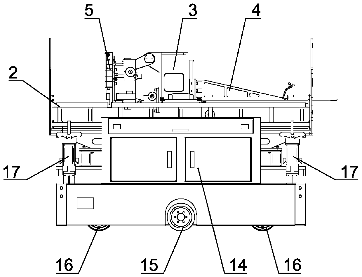 A high-precision filling device and filling method for placing instruments in the cabin