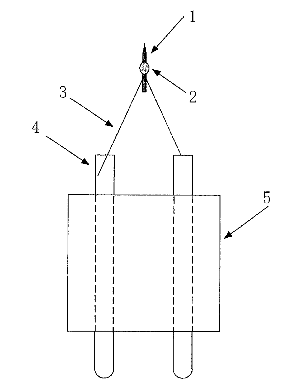 Electron-source rod, electron source and electronic device