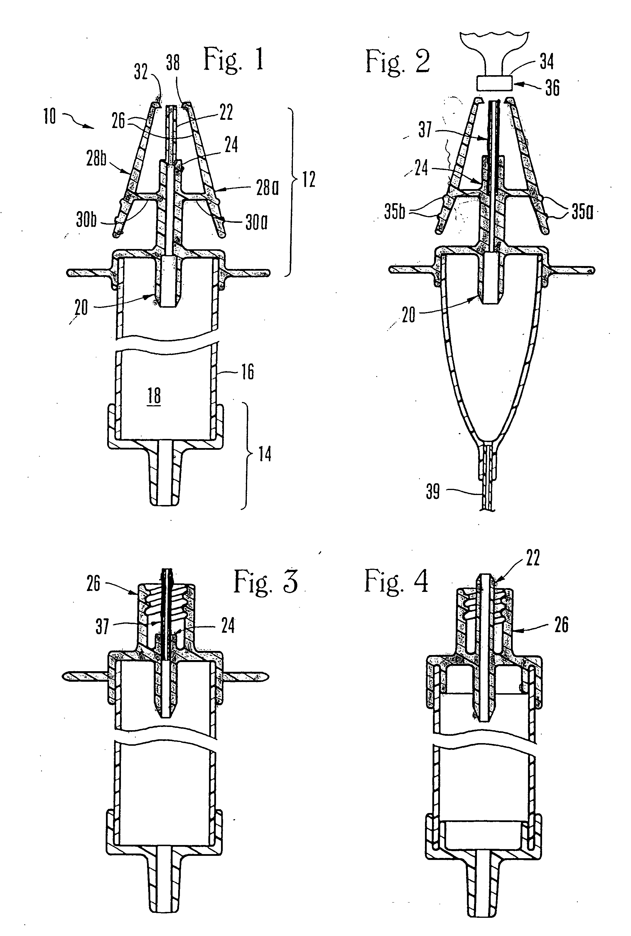 Spikeless connection and drip chamber with valve