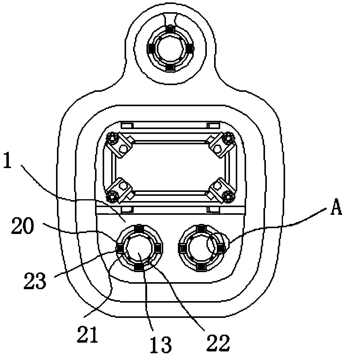 Engine cabin firewall