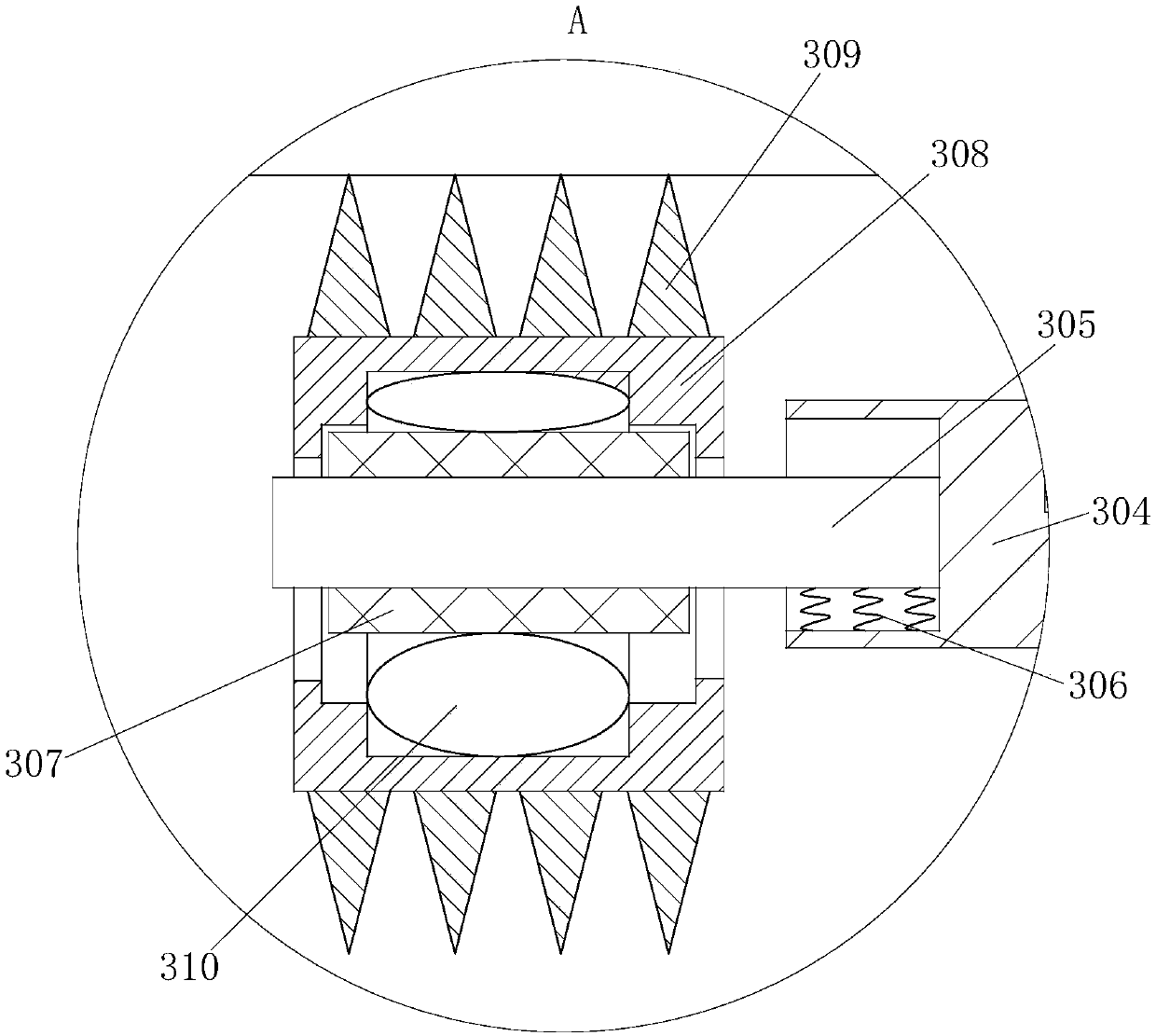 Cylindrical sewer cleaning and maintenance robot