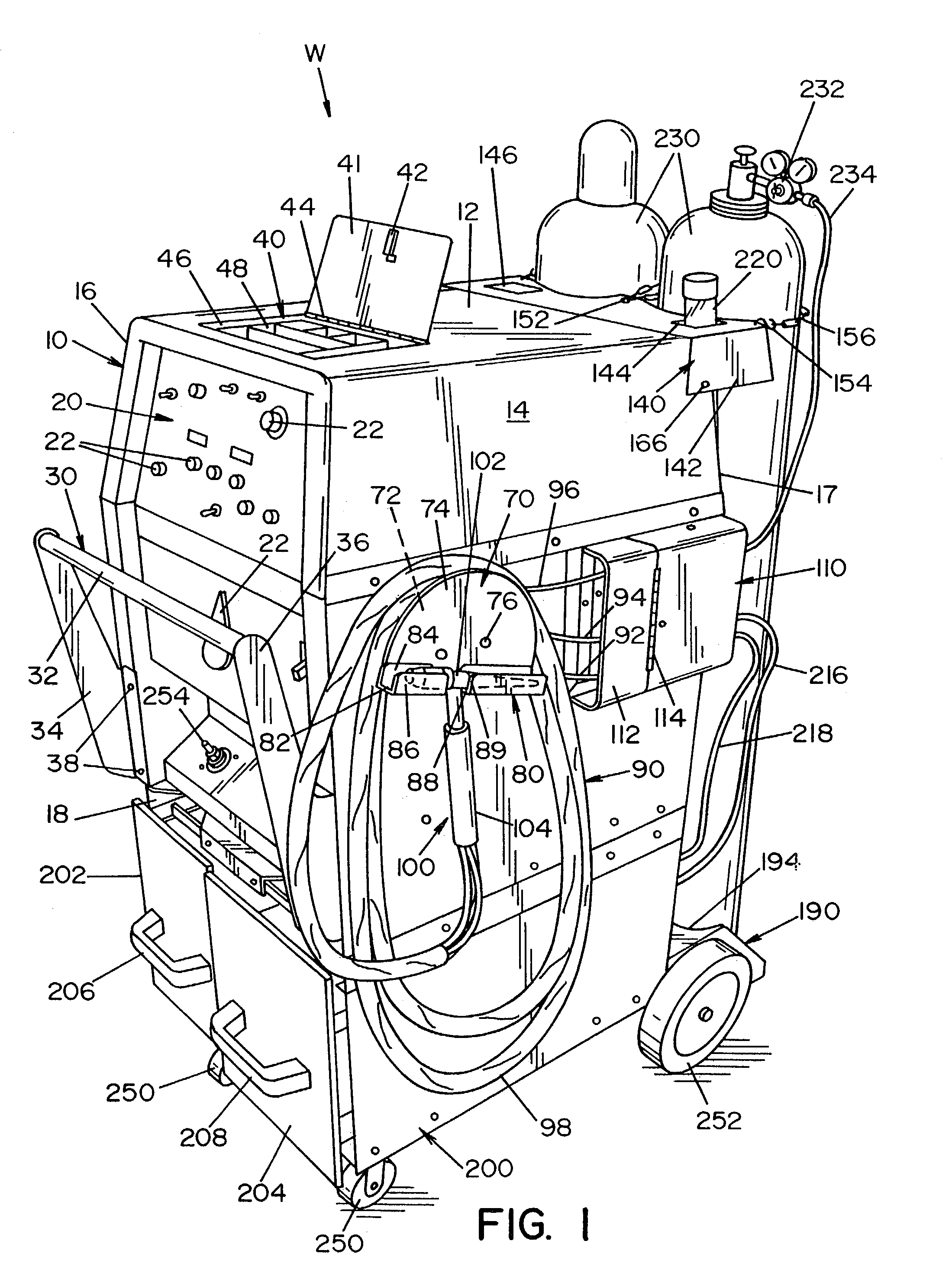 Welding accessory arrangement