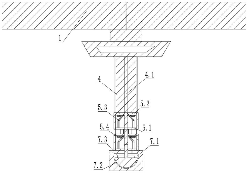 Energy consumption type swing pier