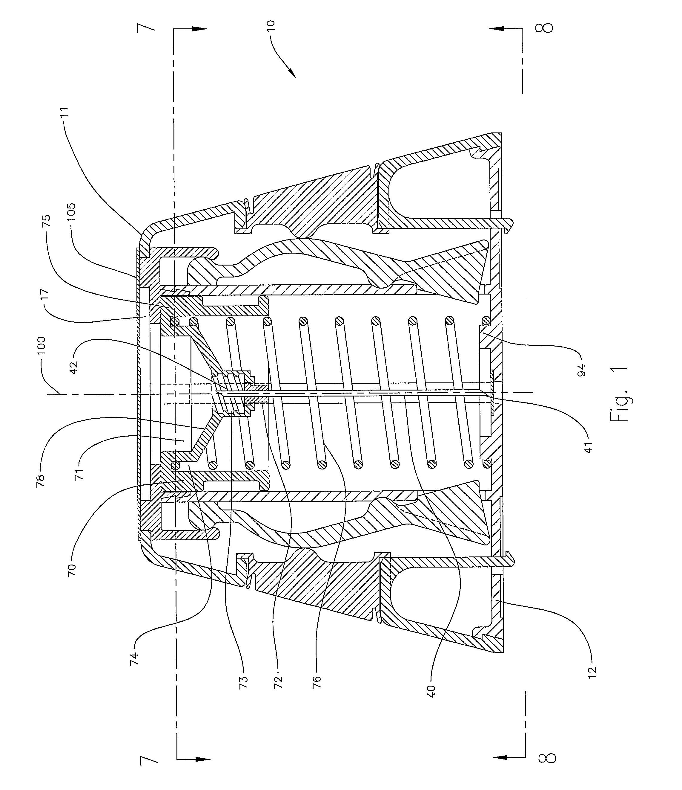 Injection device for administering a vaccine