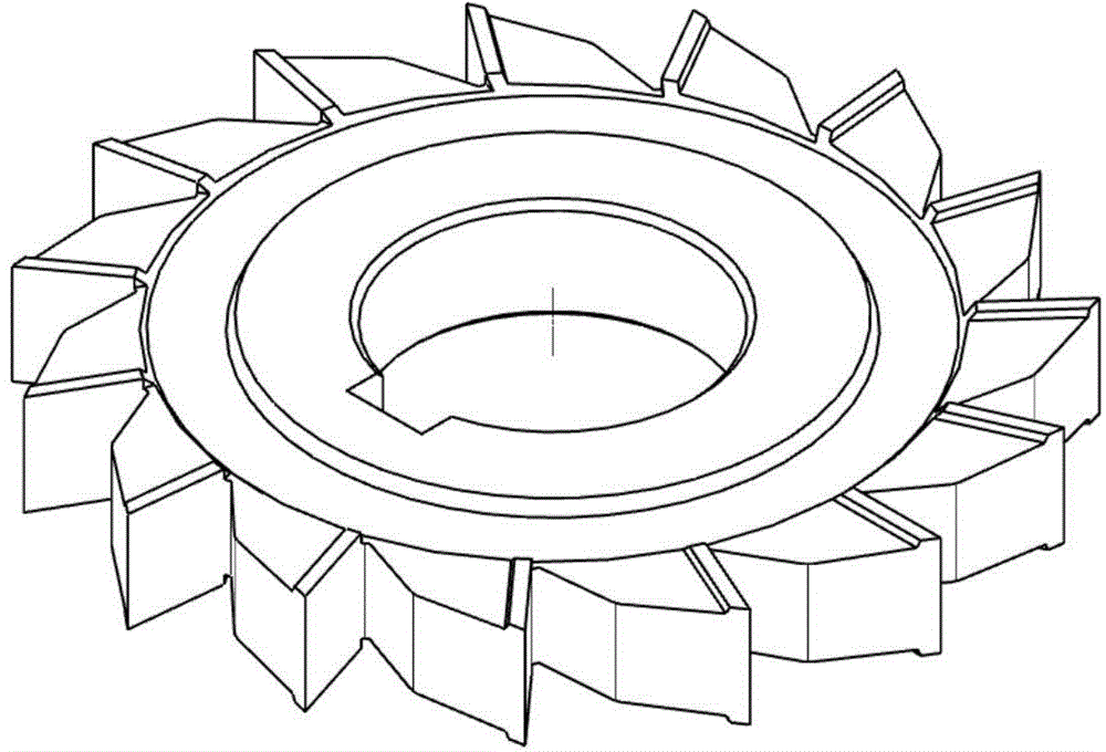 Integral full-ceramic super dense-tooth three-edge milling cutter and manufacturing method thereof