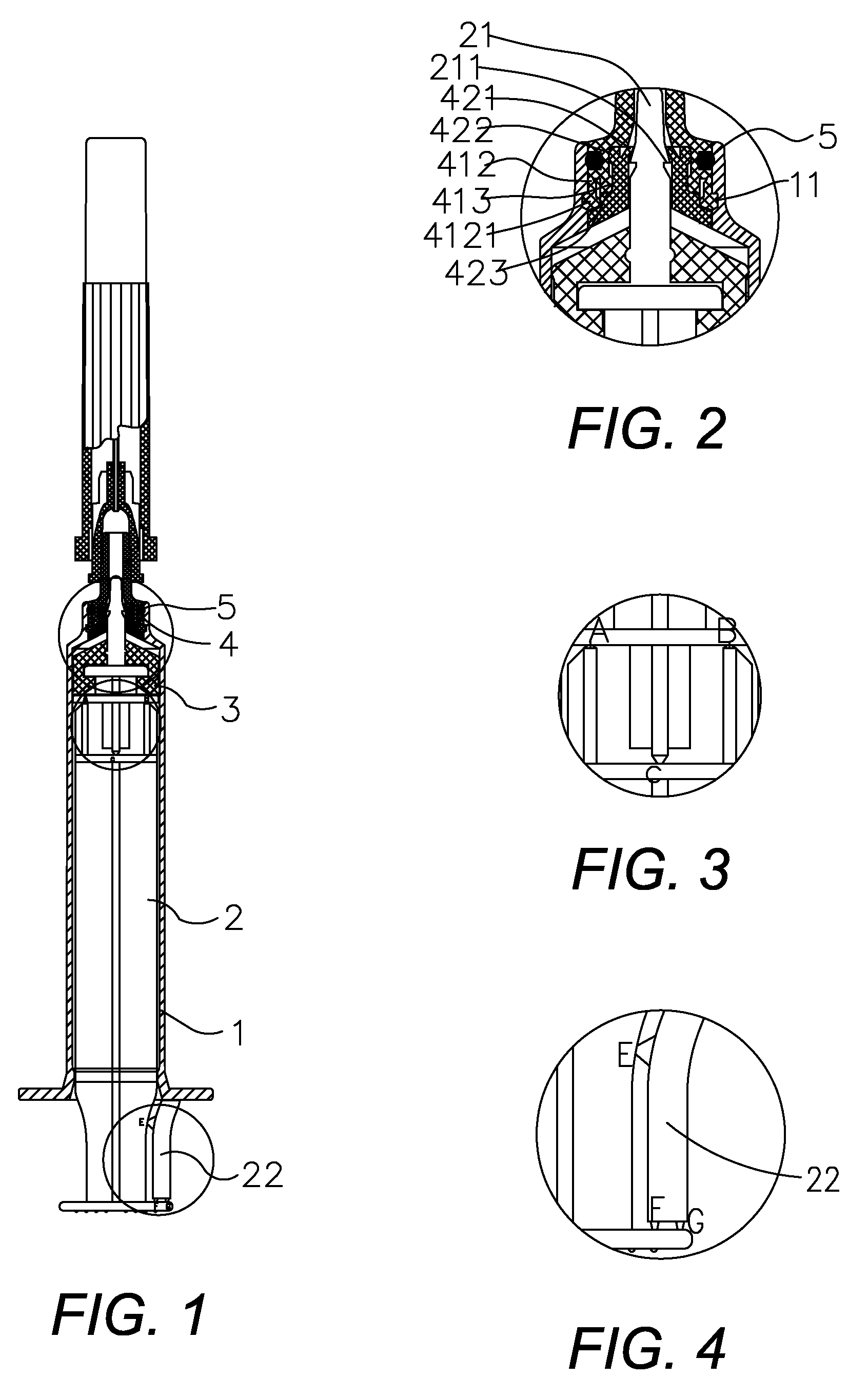 Safety self-destroying disposable syringe