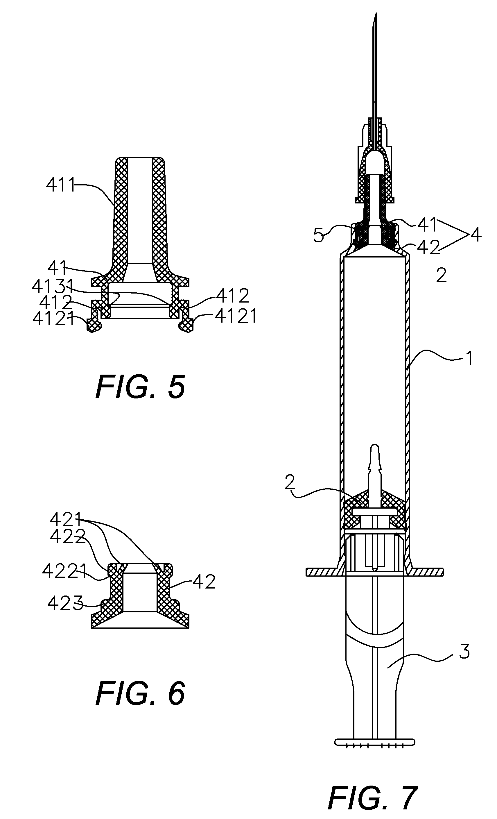 Safety self-destroying disposable syringe