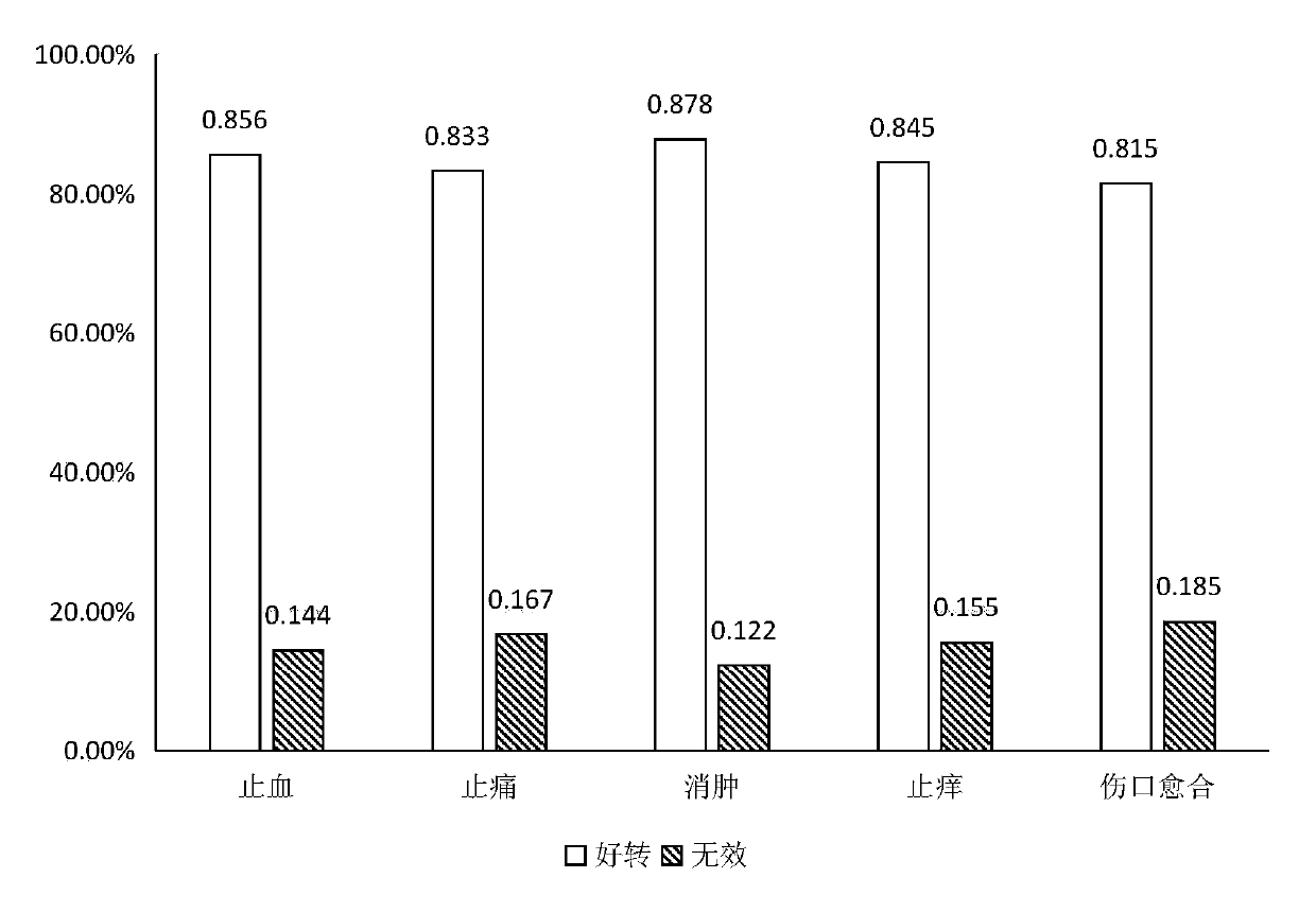 Borneol and golden cypress hemorrhoid and fistula fumigation and washing agent and preparation process thereof