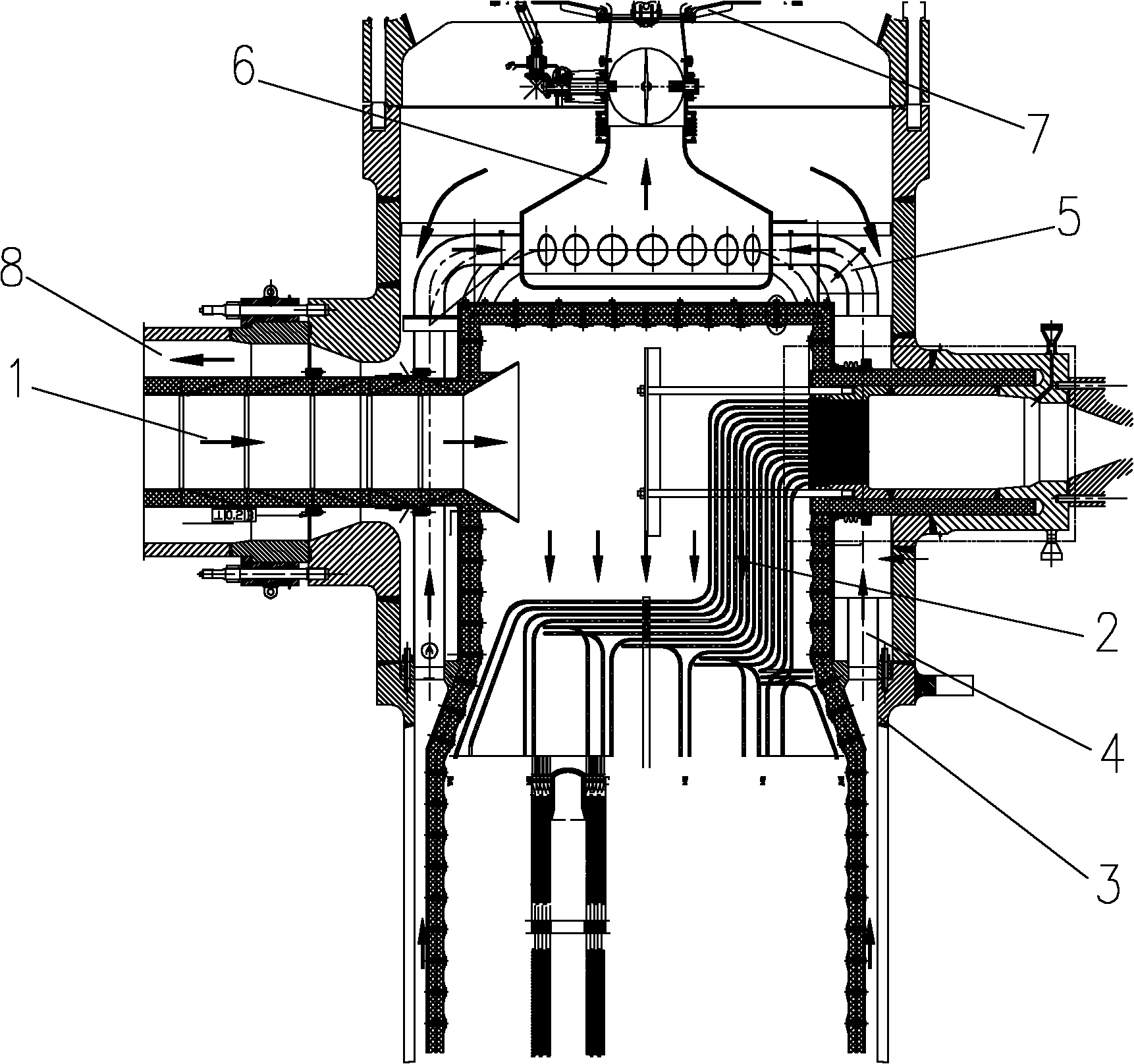 System and method for directly measuring total helium mass flow rate of primary loop of high-temperature gas cooled reactor