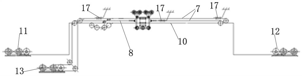 Demolition construction method for large-span cable crane adjacent to railway business line