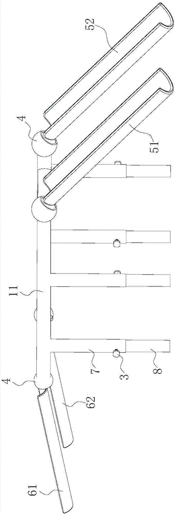 Supporting device for human body sacrococcygeal region surgery