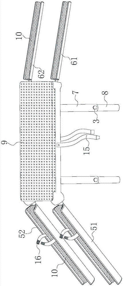 Supporting device for human body sacrococcygeal region surgery