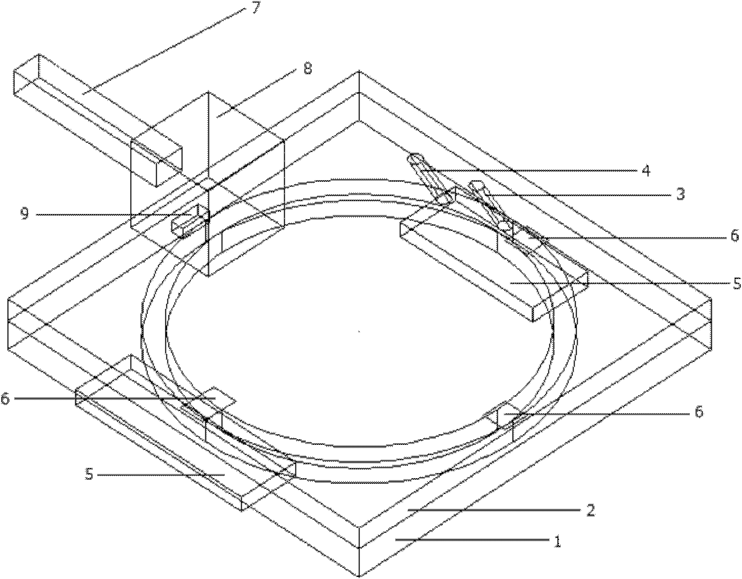 Two-path temperature control polymerase chain reactor and real-time detection device