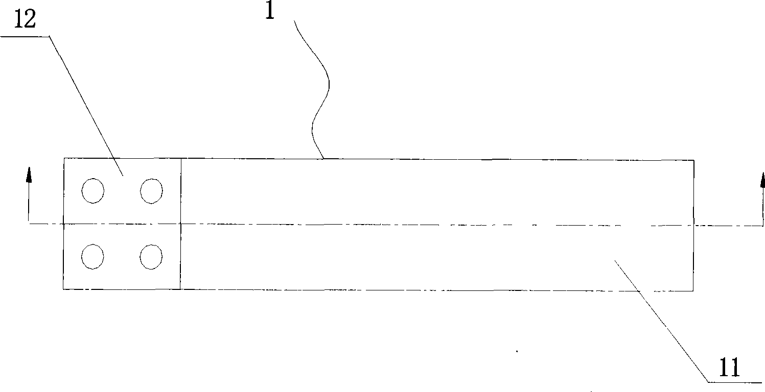 Amorphous alloy oil immersion type distribution transformer body structure and manufacturing method thereof