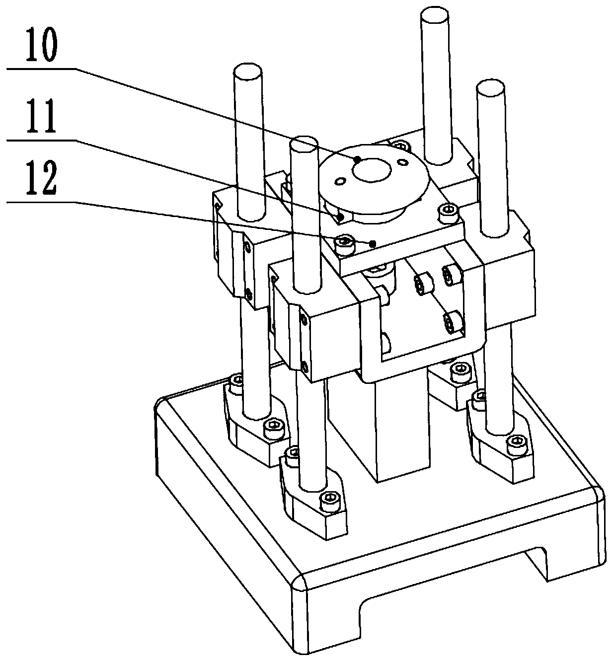 A precision thread pressure ring torque-pretightening force mapping relationship measurement device