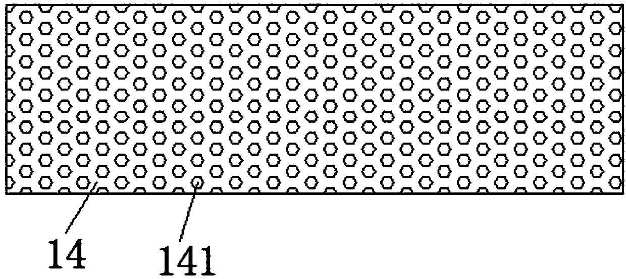 Drying device with uniform heating function for carpet gluing machine