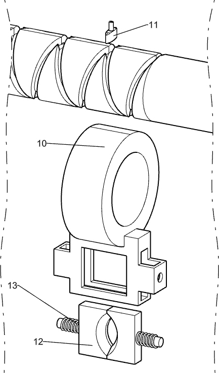 New energy automobile cable cutting and packaging device