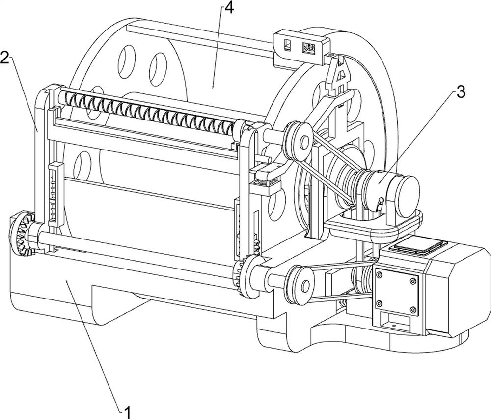 New energy automobile cable cutting and packaging device