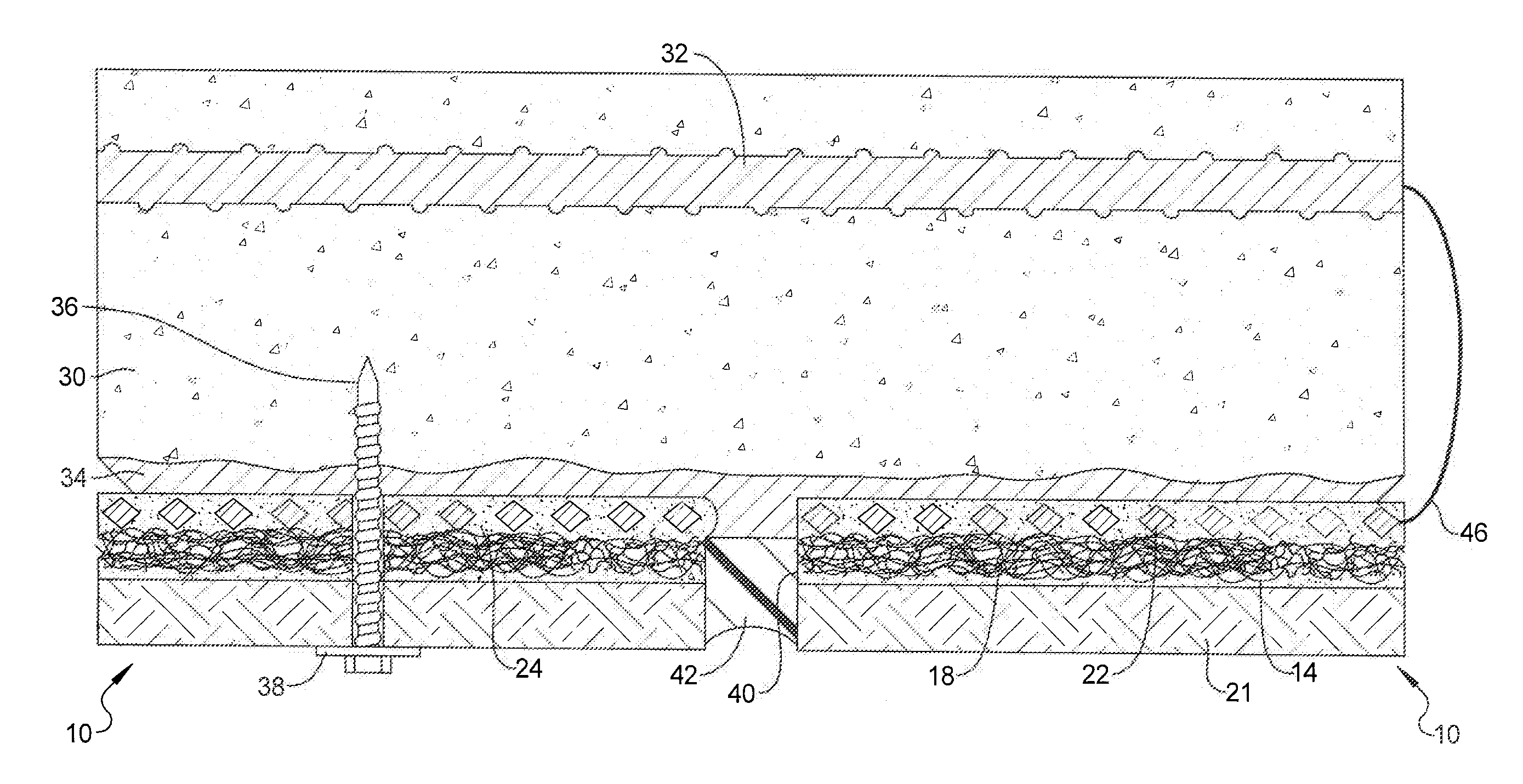 Galvanic Panel with Compliant Construction